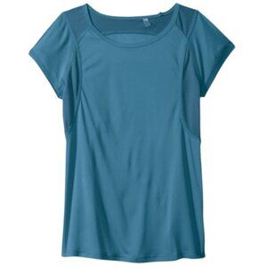 Danskin teal relay performance short sleeve Tee size XL  youth 16-18 y/o NWT